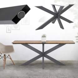 ML-Design Spider Table Frame, 78 x