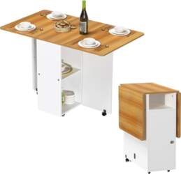 Mobile Folding Table, Folding Dining Table