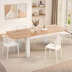 Mobili Fiver, Easy Extending Dining Table