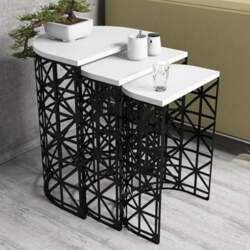 Modern Nesting Table Set (3 Pieces)