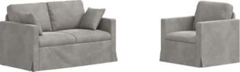 Modulares Samt Sofa Set 2 pcs