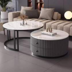 Nesting Coffee Tables, Set of 2