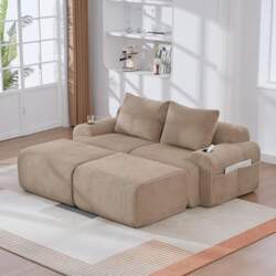 No Assembly Sofa Bed 2-Seater -