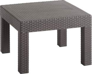 Patio Coffee Table Resin Square Side