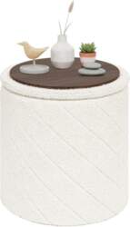 PINPLUS Stool with Storage Space, Round