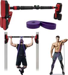 Pull-Up Bar: Durvju rāmja Pull-Up Bar