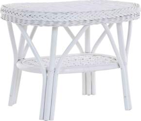 Rattan Table / Oval Side Table