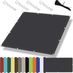 Rectangular Waterproof Awning with Eyelets, Wind