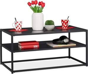Relaxdays Square & Low Coffee Table
