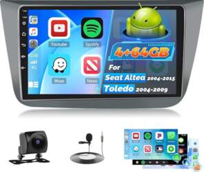 Roinvou 4+64G Auto Radio Android priekš