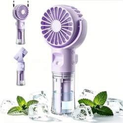 Rokas ventilators ar ūdens dzesēšanu, mini