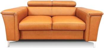 Roma 2-Seater Sofa Real Leather Width