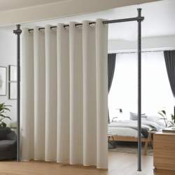 Room Divider Screen Frame Curtain Pole