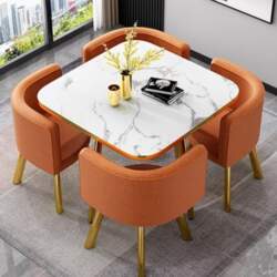 Round and Square Dining Table Set