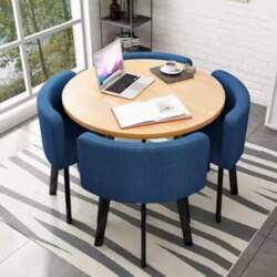 Round Dining Table and Chairs Set