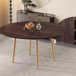 Round Folding Table Top, Four Folding