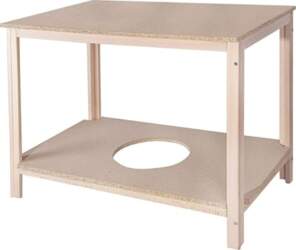 Round Rectangular Table Beech 110X65X65 ANEB00JDSXZKWT