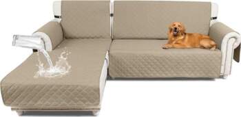 Sectional Sofa Covers, 100% Waterproof L