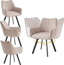 Set of 4 Dining Chairs with