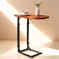 Side Table, C Shaped Side Table