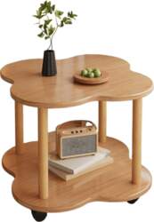 Side Table Couch with Wheels, Coffee