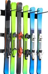 Ski Stand for Wall Mounting with