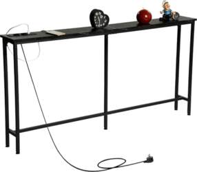 Slim Console Table with Charging Station