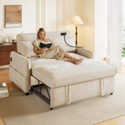 Sofa with Sleep Function, Sofa 2-Seater