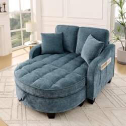 Soft Chenille Fabric Modular Sofa Bed