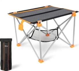 Solar Camping Table Foldable Small Lightweight