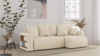 SOLERO Corner Sofa with Sleep Function