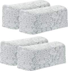 Sourcing map Stretch Armrest Covers Polyester