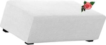 Stool Cover Rectangular Velvet Jacquard Cover