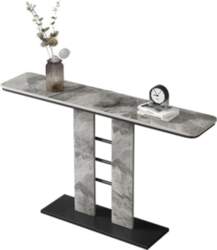 Stylish Black Accent Table for Entryway