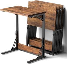 Tatub Folding C Shape Side Table