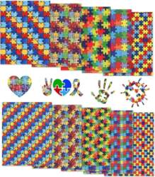 Tintnut Puzzle Pieces Infusible Transfer Sheets