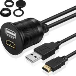 TNP USB HDMI USB Flush Mount