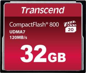 Transcend 32 GB Compact Flash 800x