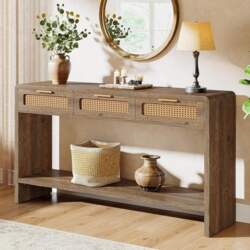 Tribesigns 140 cm Console Table, Hallway