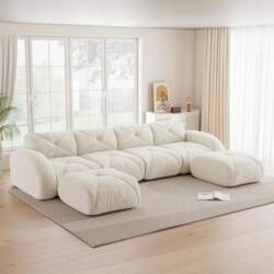 U Shaped Modular Sofa Frameless Sofa