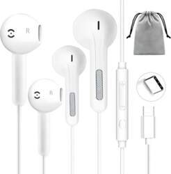 USB C austiņas ar kabeli iPhone
