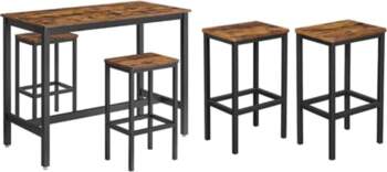 VASAGLE Bar Table Set, Bar Table
