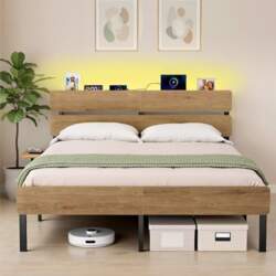 VASAGLE Double Bed Frame 160 x