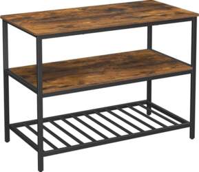 VASAGLE Kitchen Island with Large Worktop