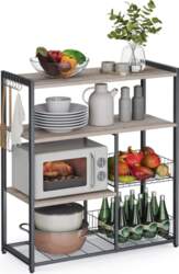 VASAGLE Kitchen Shelf, Standing Shelf with