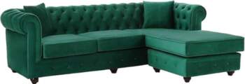 Vente-unique - Chesterfield Corner Sofa -