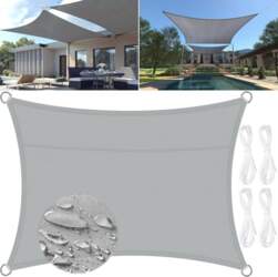 Waterproof sun sail, rectangular, 2 x