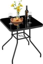 Yaheetech Garden Table Side Table Glass