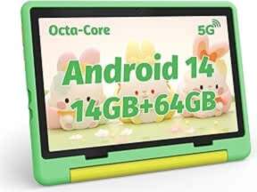 10 collu bērnu planšetdators, Android 14