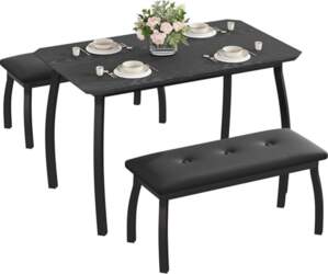 3-Piece Kitchen Table Set, Dining Table